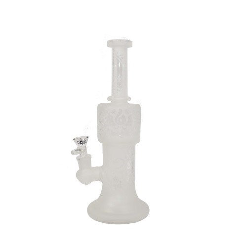 Biigo 11" Overgrown Vines Frosted Waterpipe by Lookah