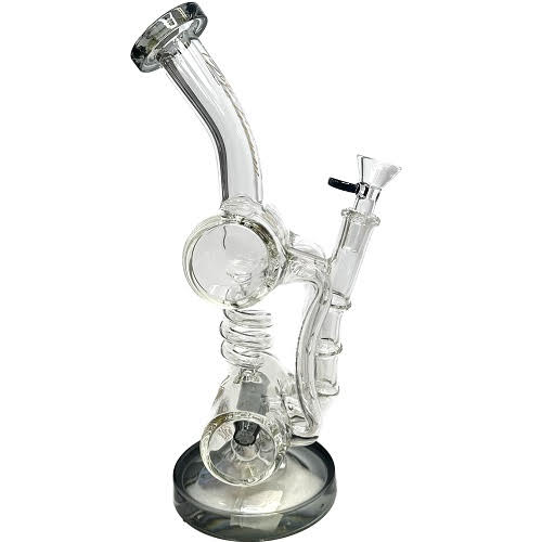 Lookah 11.7" Double Filter Curved Neck Water Pipe